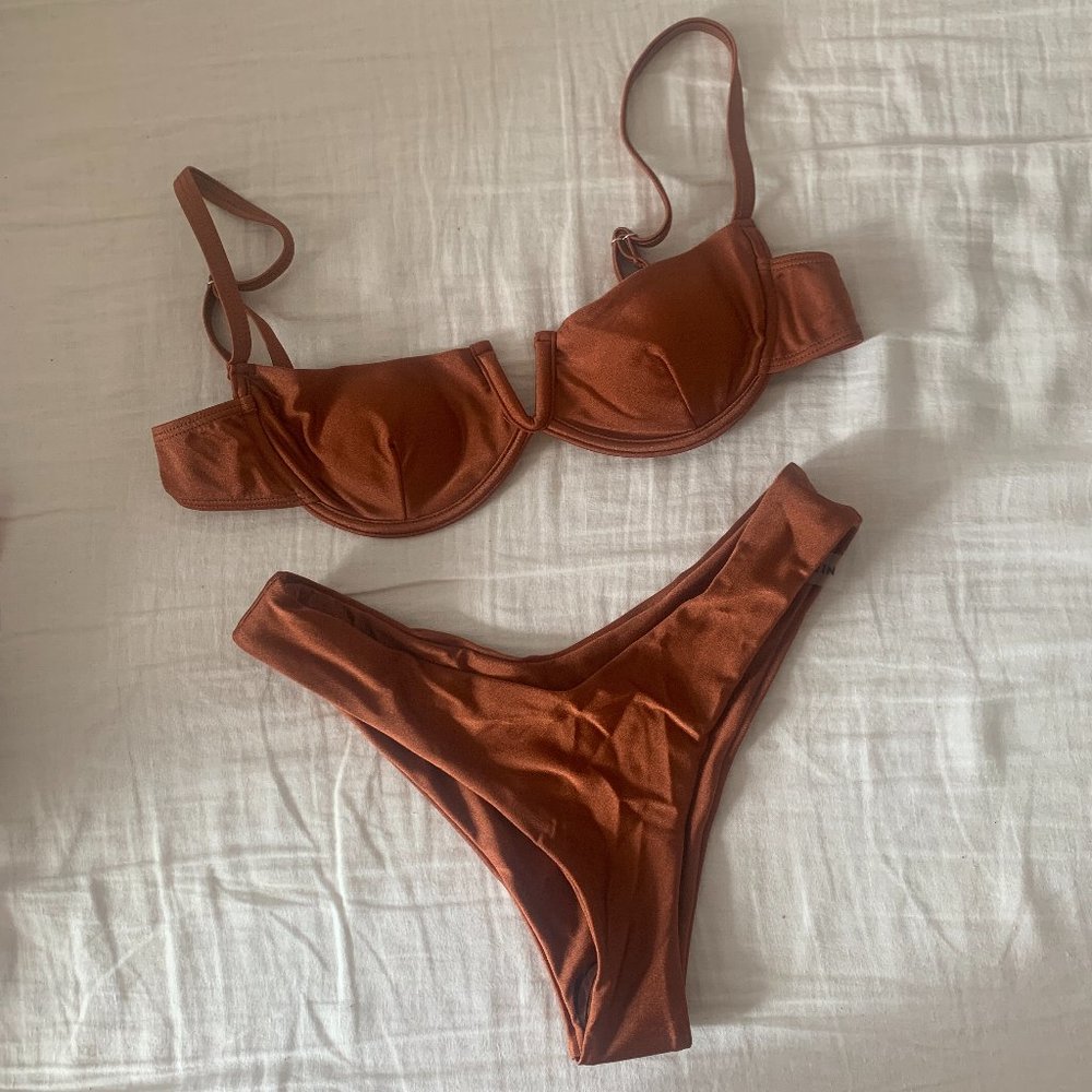 NEW SHEIN Copper Bikini